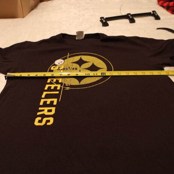Pittsburg Steelers Delta Pro Weight Medium Short Sleeve Tee NFL Fandom Casual - Picture 5 of 13